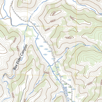 United States Geological Survey Burnt Timber Canyon, UT (2023, 24000-Scale) digital map