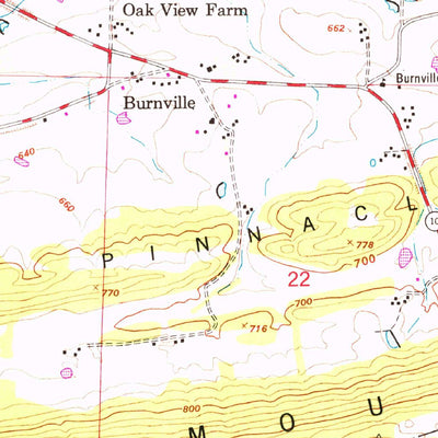 United States Geological Survey Burnville, AR (1947, 24000-Scale) digital map