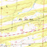 United States Geological Survey Burnville, AR (1947, 24000-Scale) digital map