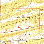 United States Geological Survey Burnville, AR (1951, 24000-Scale) digital map