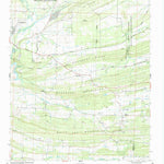 United States Geological Survey Burnville, AR (1987, 24000-Scale) digital map