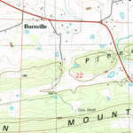 United States Geological Survey Burnville, AR (1987, 24000-Scale) digital map