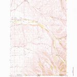 United States Geological Survey Buroker, WA-OR (1966, 24000-Scale) digital map