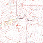 United States Geological Survey Buroker, WA-OR (1966, 24000-Scale) digital map