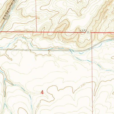 United States Geological Survey Burr Canyon, WA (1970, 24000-Scale) digital map