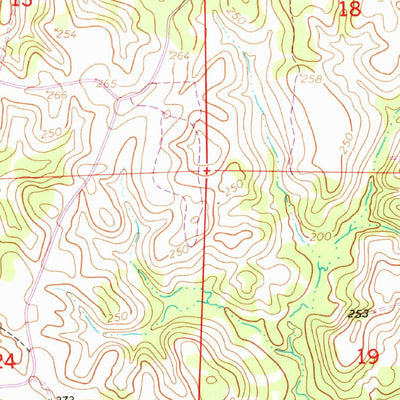 United States Geological Survey Burr Ferry, LA (1954, 24000-Scale) digital map