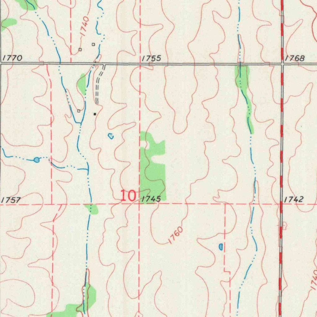 Burr Oak, KS (1968, 24000-Scale) Map by United States Geological Survey ...