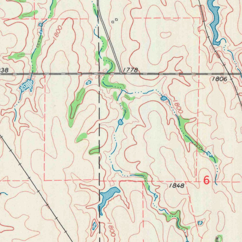 Burr Oak, KS (1968, 24000-Scale) Map by United States Geological Survey ...