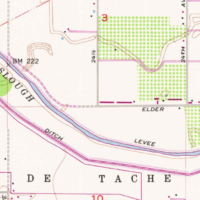 United States Geological Survey Burrel, CA (1954, 24000-Scale) digital map