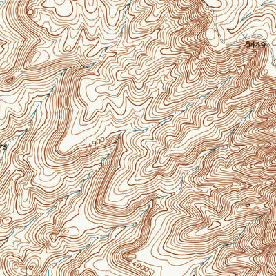 United States Geological Survey Burro Canyon, TX (1973, 24000-Scale) digital map