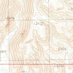 United States Geological Survey Burro Gap, AZ (1990, 24000-Scale) digital map