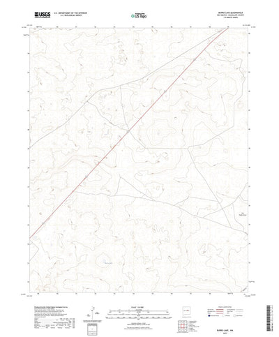 United States Geological Survey Burro Lake, NM (2023, 24000-Scale) digital map