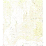 United States Geological Survey Burro Mesa, AZ (1980, 24000-Scale) digital map
