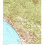 United States Geological Survey Burro Mountain, CA (1949, 24000-Scale) digital map