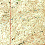 United States Geological Survey Burro Peak, NM (1950, 24000-Scale) digital map