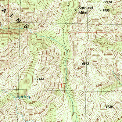 United States Geological Survey Burro Peak, NM (1992, 24000-Scale) digital map