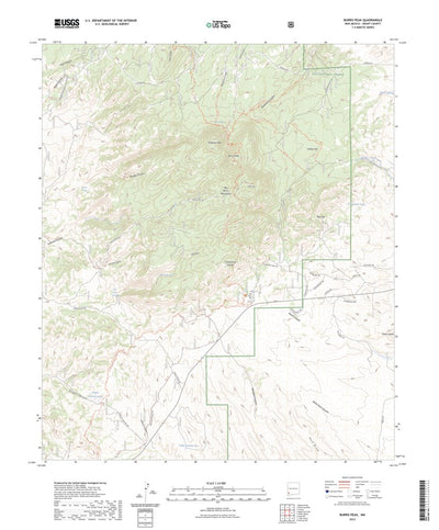 United States Geological Survey Burro Peak, NM (2023, 24000-Scale) digital map