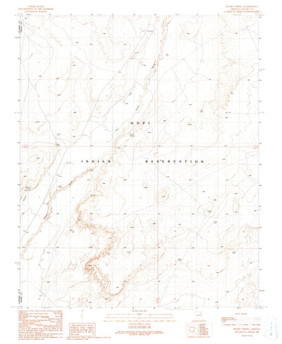 United States Geological Survey Burro Spring, AZ (1991, 24000-Scale) digital map
