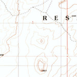 United States Geological Survey Burro Spring, AZ (1991, 24000-Scale) digital map