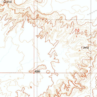 United States Geological Survey Burro Spring, AZ (1991, 24000-Scale) digital map