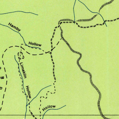 United States Geological Survey Burrow Cove, TN (1936, 24000-Scale) digital map