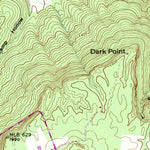 United States Geological Survey Burrow Cove, TN (1947, 24000-Scale) digital map