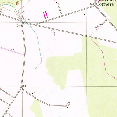 United States Geological Survey Burrsville, MD-DE (1955, 24000-Scale) digital map