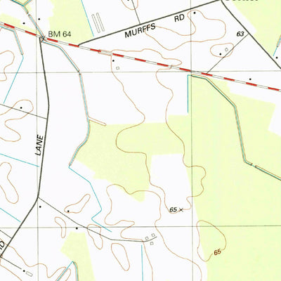 United States Geological Survey Burrsville, MD-DE (1993, 24000-Scale) digital map