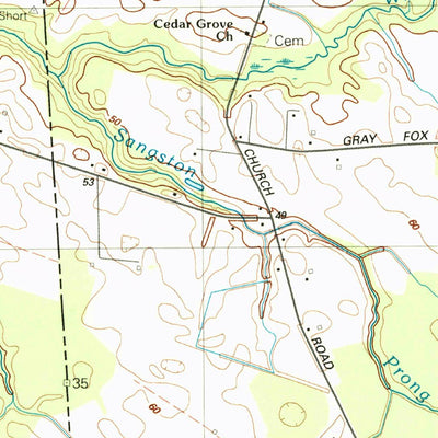 United States Geological Survey Burrsville, MD-DE (1993, 24000-Scale) digital map