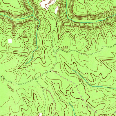 United States Geological Survey Burrville, TN (1954, 24000-Scale) digital map