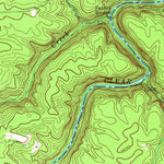 United States Geological Survey Burrville, TN (1954, 24000-Scale) digital map