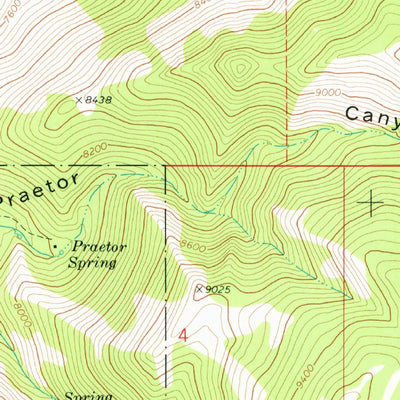 United States Geological Survey Burrville, UT (1968, 24000-Scale) digital map
