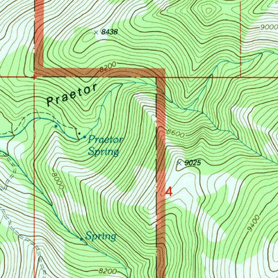 United States Geological Survey Burrville, UT (2001, 24000-Scale) digital map