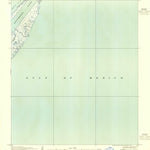 United States Geological Survey Burrwood Bayou East, LA (1954, 31680-Scale) digital map