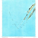 United States Geological Survey Burrwood Bayou West, LA (1971, 24000-Scale) digital map