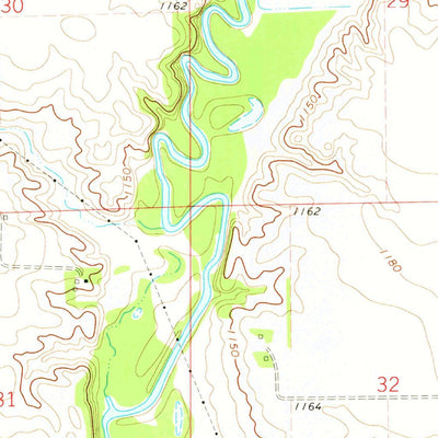 United States Geological Survey Burt, IA (1972, 24000-Scale) digital map
