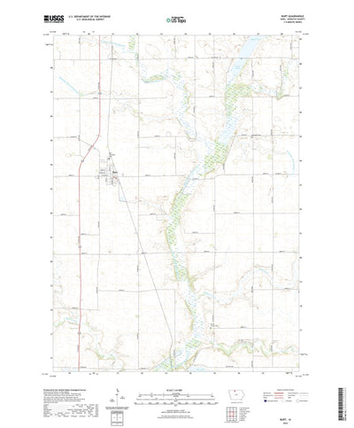 United States Geological Survey Burt, IA (2022, 24000-Scale) digital map