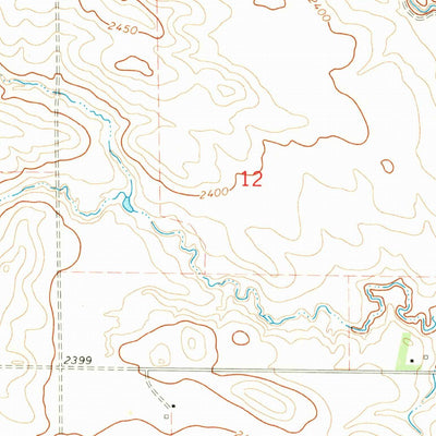 United States Geological Survey Burt NW, ND (1969, 24000-Scale) digital map