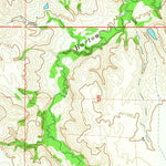 United States Geological Survey Burton, NE-SD (1964, 24000-Scale) digital map
