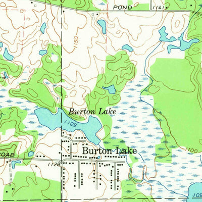 United States Geological Survey Burton, OH (1966, 24000-Scale) digital map