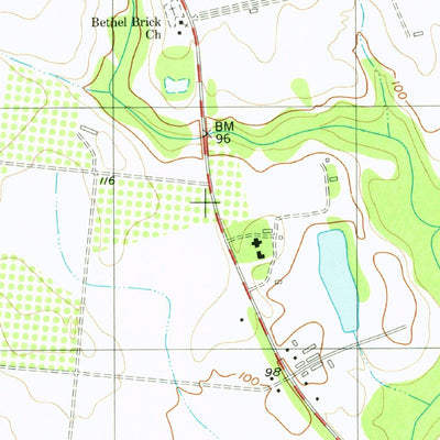 United States Geological Survey Burtons Ferry Landing, GA-SC (1978, 24000-Scale) digital map