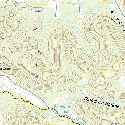 United States Geological Survey Burtonville, KY (2019, 24000-Scale) digital map