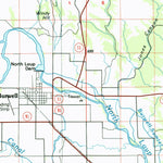 United States Geological Survey Burwell, NE (1985, 100000-Scale) digital map