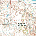 United States Geological Survey Burwell, NE (1994, 100000-Scale) digital map