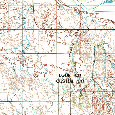 United States Geological Survey Burwell, NE (1994, 100000-Scale) digital map
