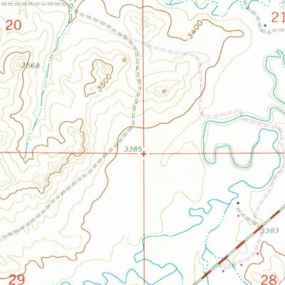 United States Geological Survey Busby, MT (1958, 24000-Scale) digital map