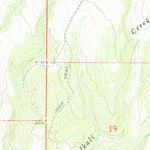 United States Geological Survey Bush Butte, WY (1960, 24000-Scale) digital map