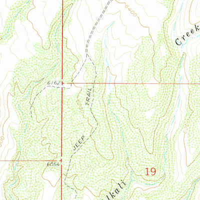 United States Geological Survey Bush Butte, WY (1960, 24000-Scale) digital map