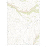 United States Geological Survey Bush Butte, WY (2021, 24000-Scale) digital map