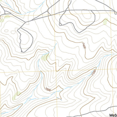 United States Geological Survey Bush Butte, WY (2021, 24000-Scale) digital map